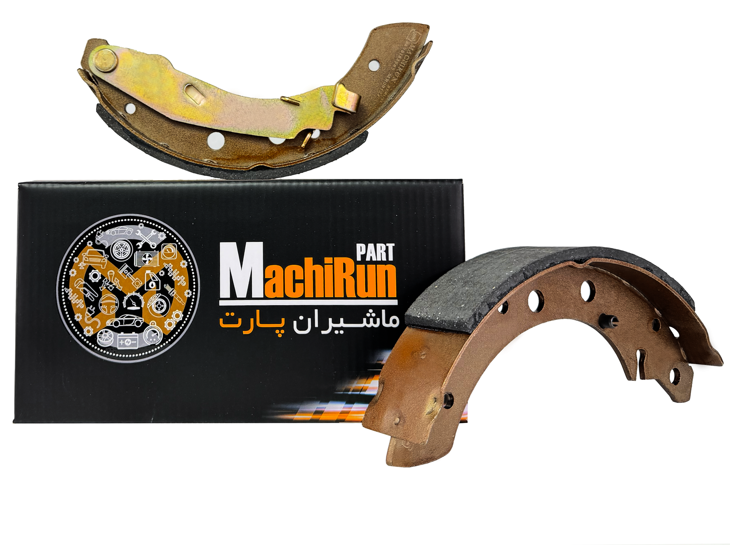 سمند---عقب--00124 لنت کفشکی عقب سمندملی با پین و فنر - تصویر 1